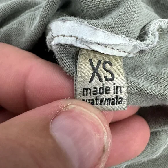 Vans Off The Wall Graphic Tee Olive Green 1966 Design XS Short Sleeve Cotton - Picture 6 of 6